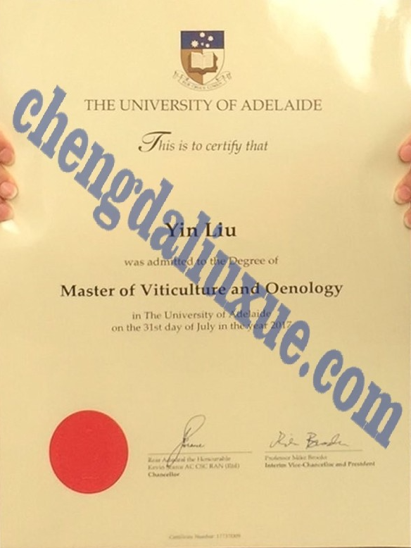 澳大利亚阿德莱德大学毕业证图片（Customized Australian University Graduation Certificate）