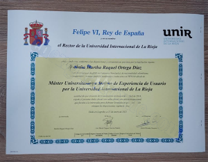 西班牙利奥哈国际大学毕业证样本（Customized graduation certificate from Leoja International University in Spain）